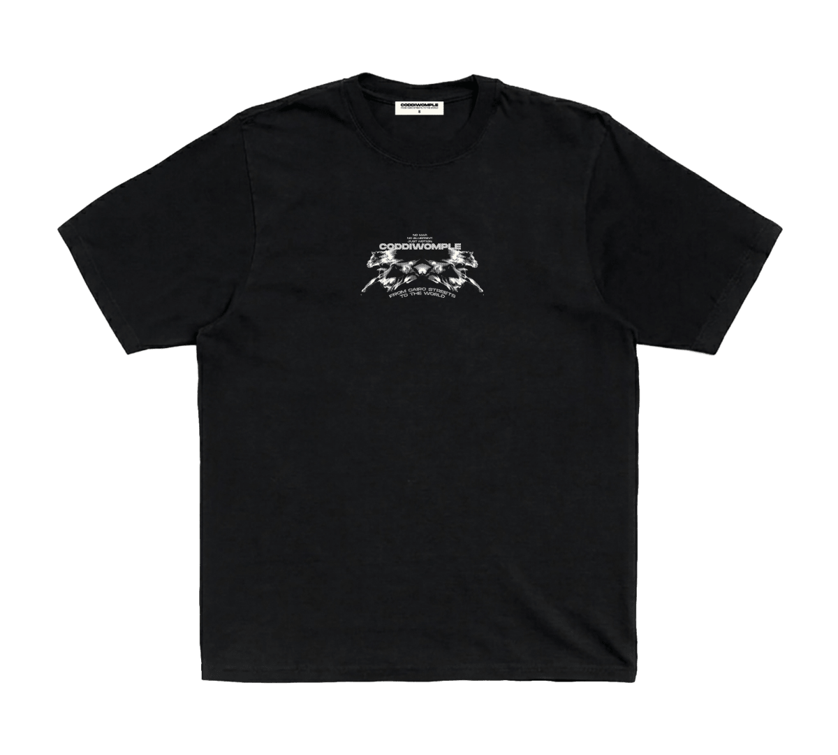 FIRE HORSE BLACK TEE - CODDIWOMPLE