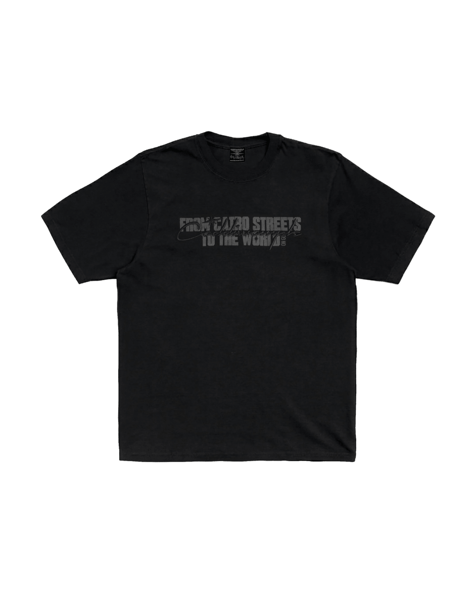 GLOBAL BLACK TEE - CODDIWOMPLE