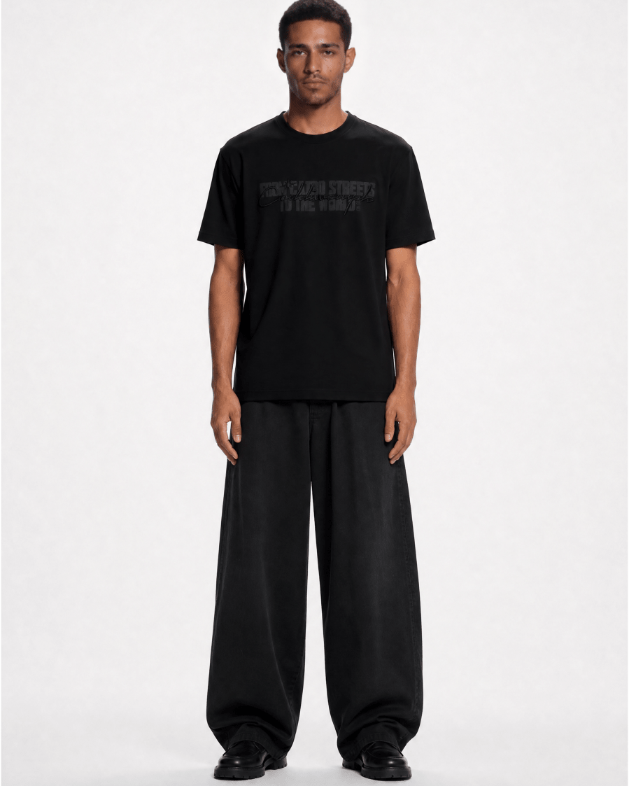 GLOBAL BLACK TEE - CODDIWOMPLE