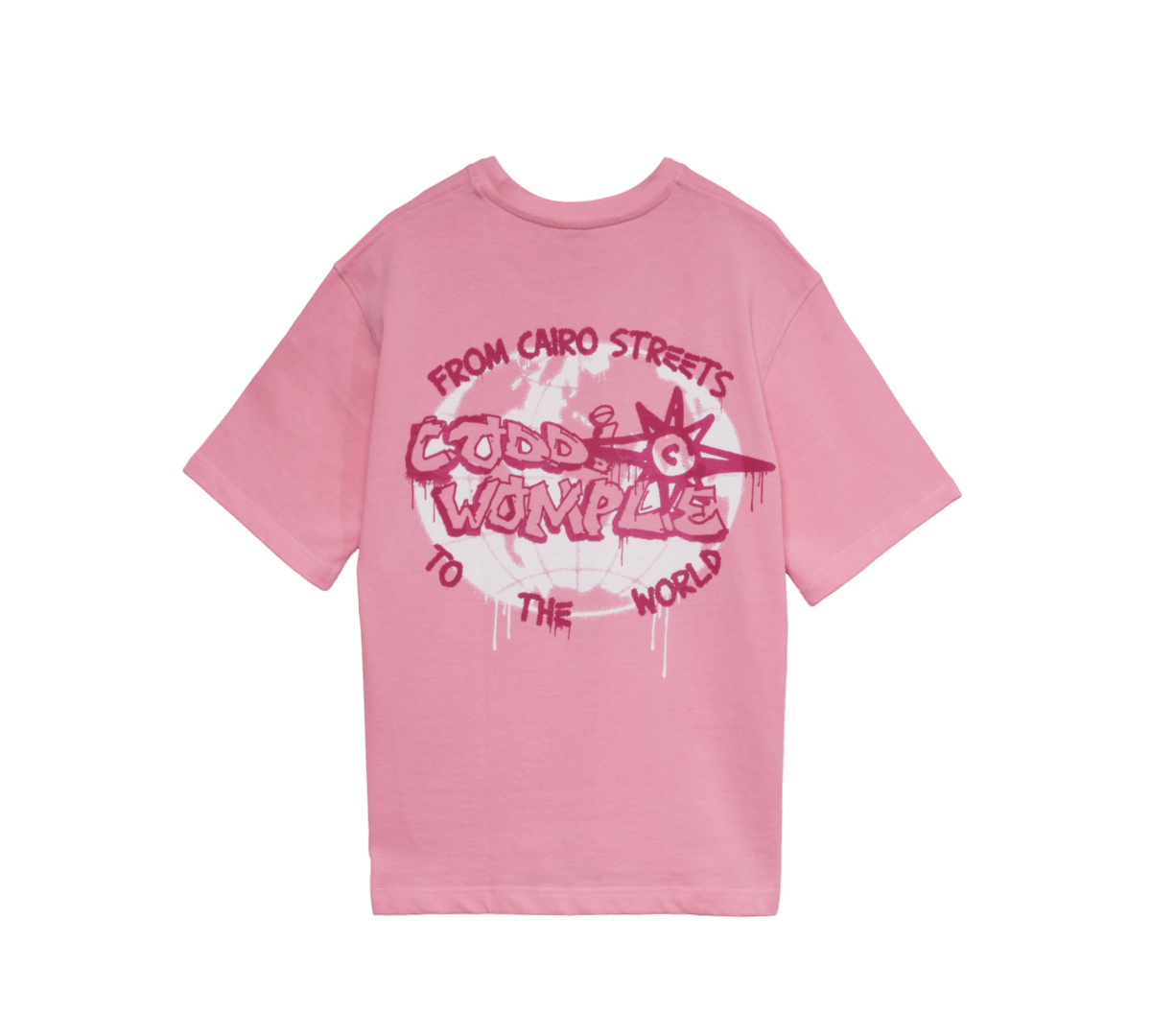 GLOBE PINK TEE - CODDIWOMPLE