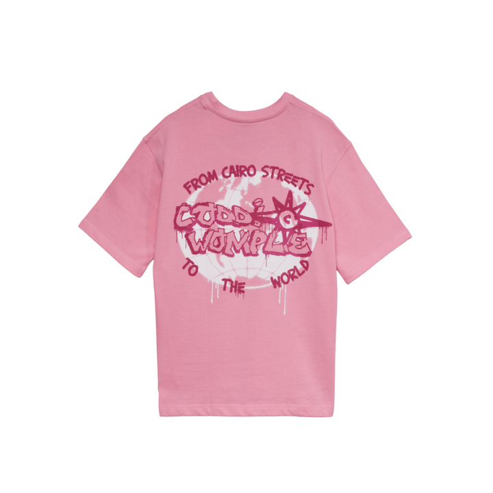 GLOBE PINK TEE