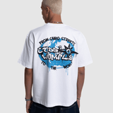 GLOBE WHITE TEE - CODDIWOMPLE