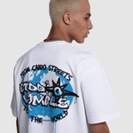 GLOBE WHITE TEE - CODDIWOMPLE