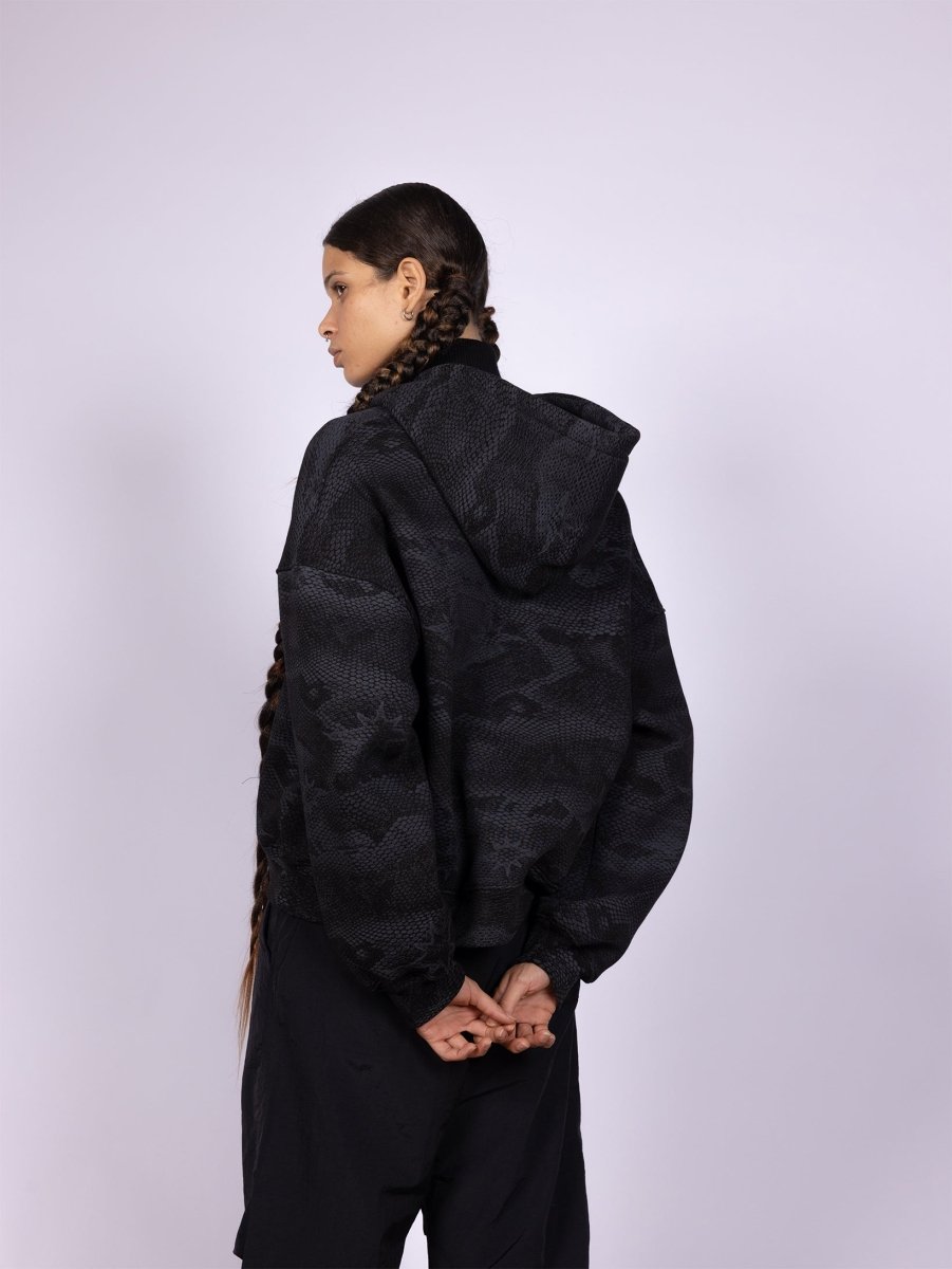 HYDRA BLACK ZIP - UP JACKET - CODDIWOMPLE