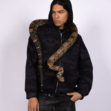 HYDRA BLACK ZIP - UP JACKET - CODDIWOMPLE