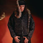 HYDRA BLACK ZIP - UP JACKET - CODDIWOMPLE