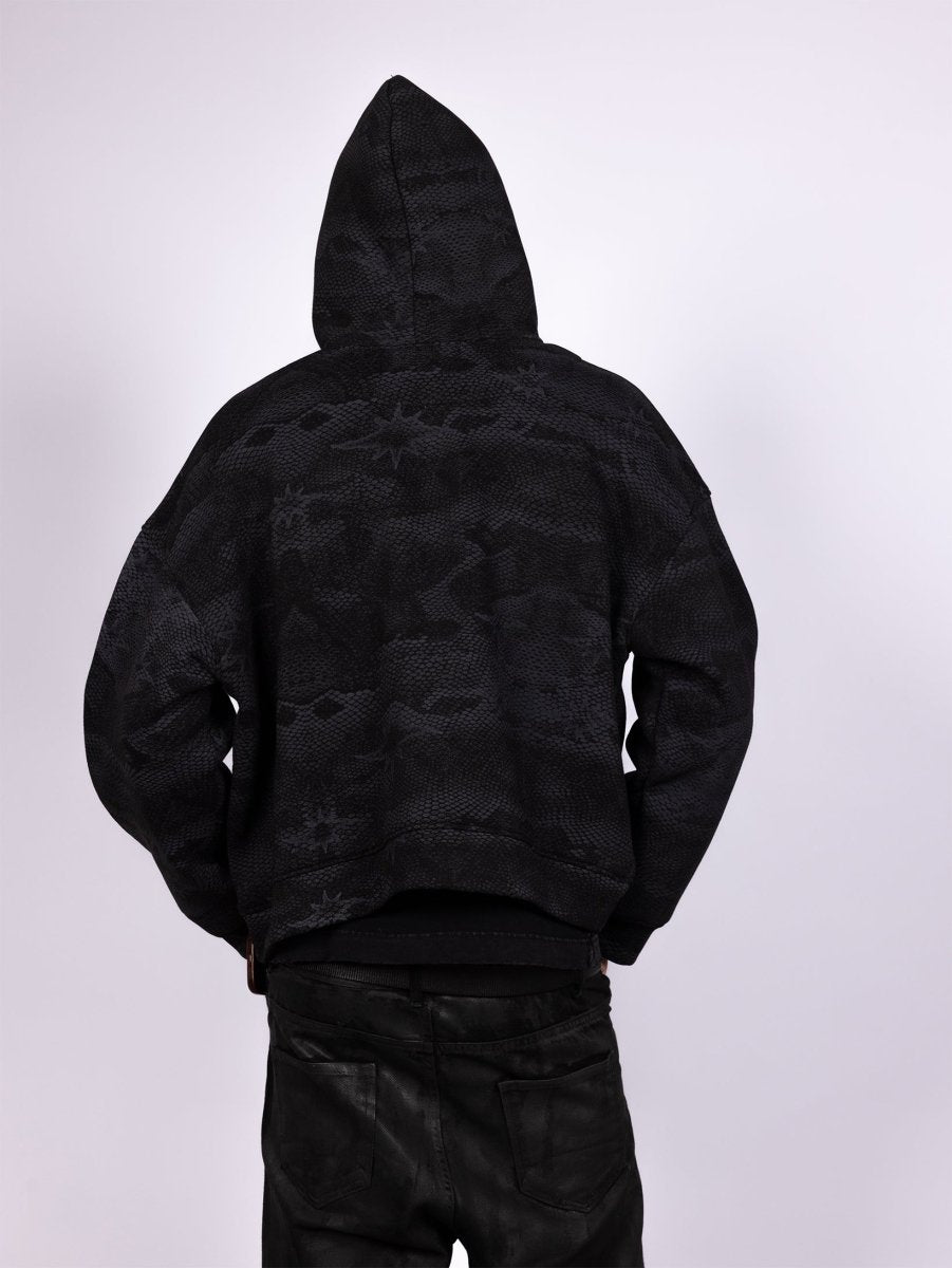 HYDRA BLACK ZIP - UP JACKET - CODDIWOMPLE