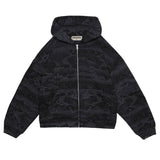 HYDRA BLACK ZIP - UP JACKET - CODDIWOMPLE