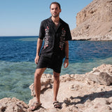 IVY BLACK LINEN SHIRT - CODDIWOMPLE
