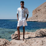 IVY BLUE LINEN SHIRT - CODDIWOMPLE