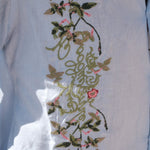 IVY BLUE LINEN SHIRT - CODDIWOMPLE