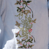 IVY BLUE LINEN SHIRT - CODDIWOMPLE