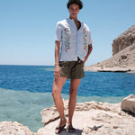 IVY BLUE LINEN SHIRT - CODDIWOMPLE