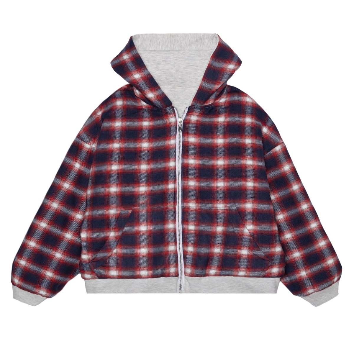 LUMBERJACK REVERSIBLE ZIP - UP JACKET - CODDIWOMPLE