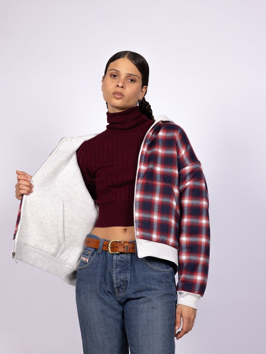 LUMBERJACK REVERSIBLE ZIP - UP JACKET - CODDIWOMPLE