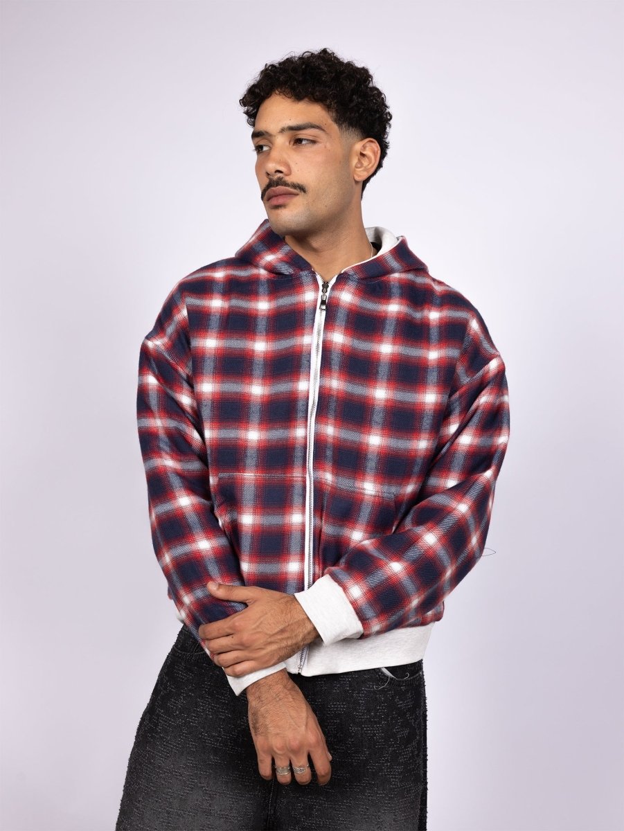 LUMBERJACK REVERSIBLE ZIP - UP JACKET - CODDIWOMPLE