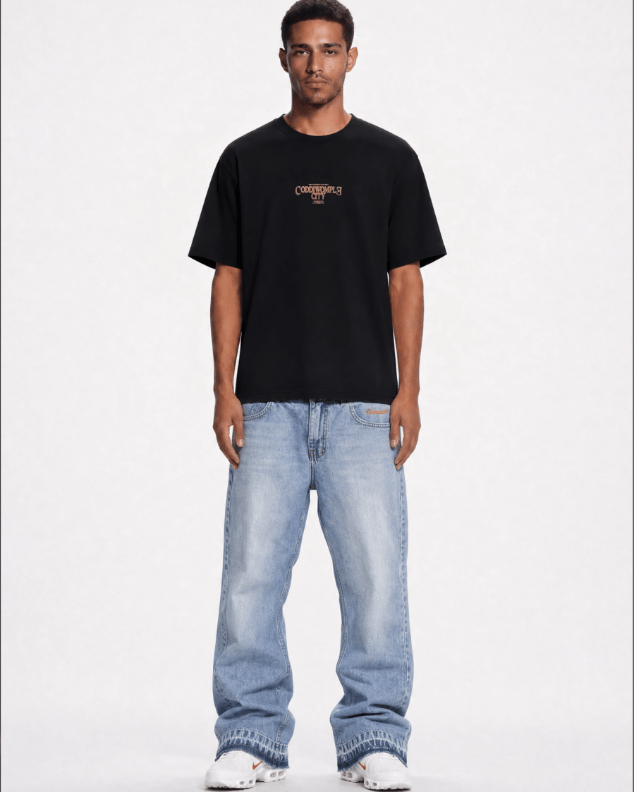 MAD CITY BLACK TEE - CODDIWOMPLE