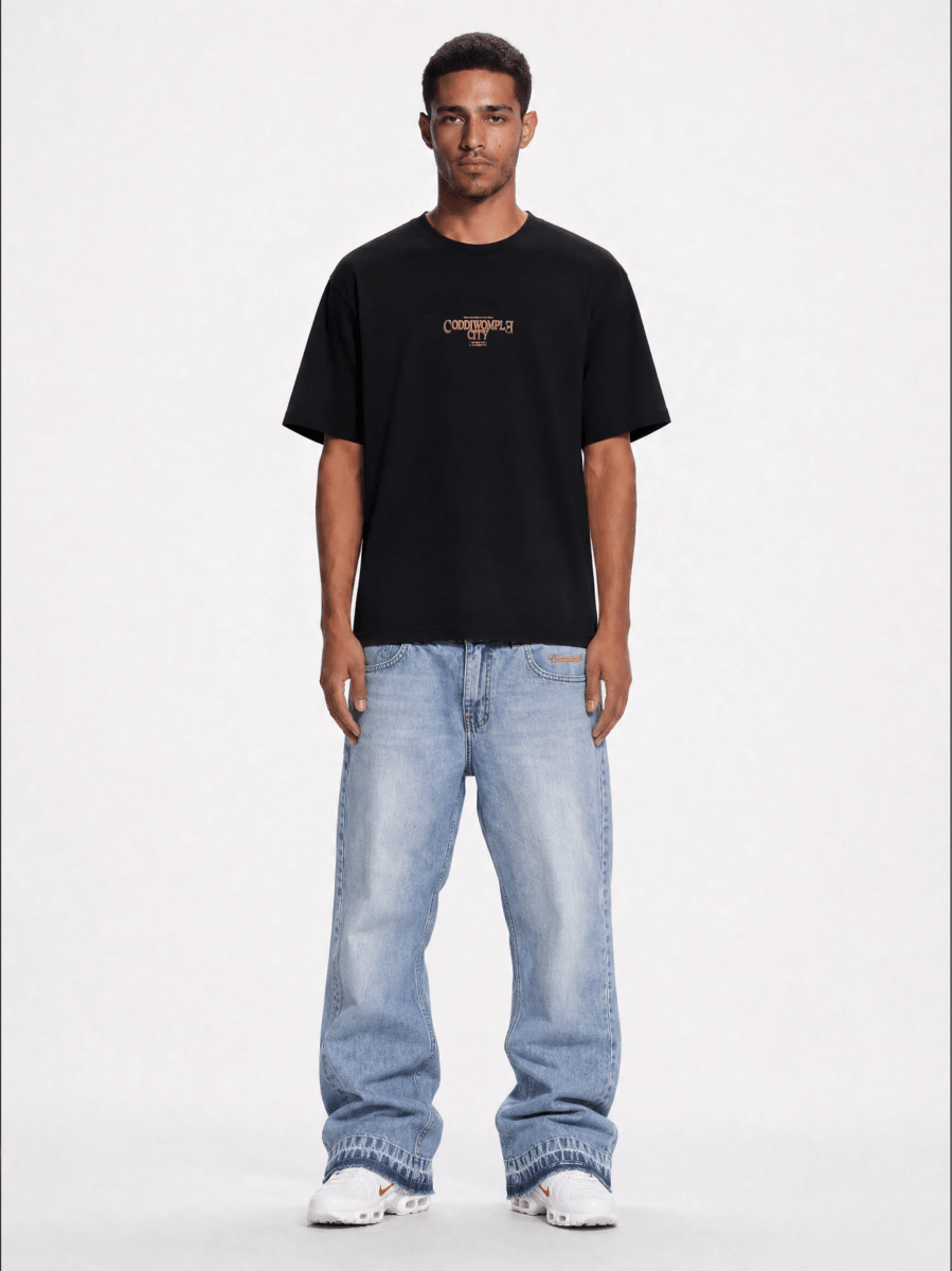 MAD CITY BLACK TEE - CODDIWOMPLE