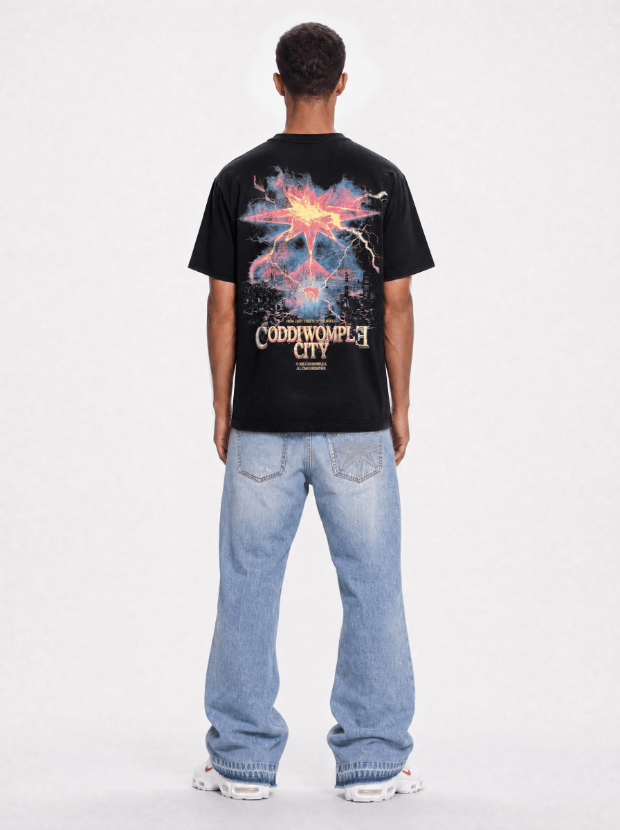 MAD CITY BLACK TEE - CODDIWOMPLE