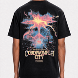 MAD CITY BLACK TEE - CODDIWOMPLE