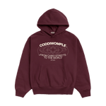 MAROON HOODIE - CODDIWOMPLE
