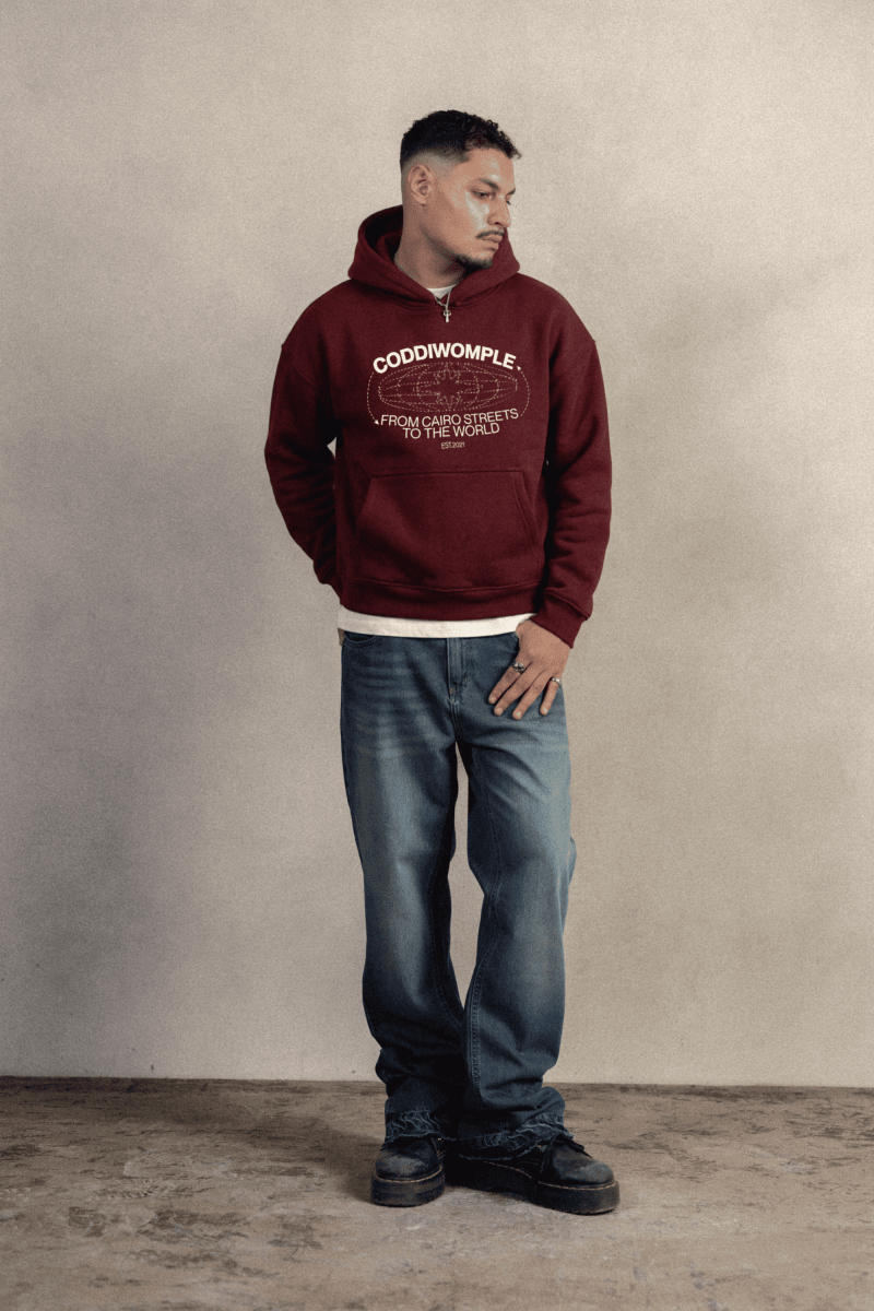 MAROON HOODIE - CODDIWOMPLE