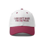 NOT4THEWEAK 2-TONE MAROON/WHITE CAP - CODDIWOMPLE