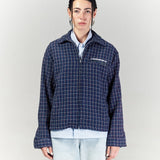 OFFGRID NAVY CHECKERED JACKET - CODDIWOMPLE