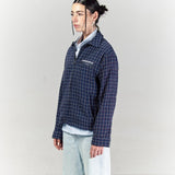 OFFGRID NAVY CHECKERED JACKET - CODDIWOMPLE