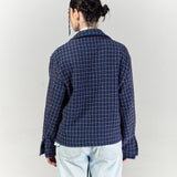 OFFGRID NAVY CHECKERED JACKET - CODDIWOMPLE
