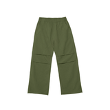 OLIVE WATERPROOF PARACHUTE PANTS - CODDIWOMPLE