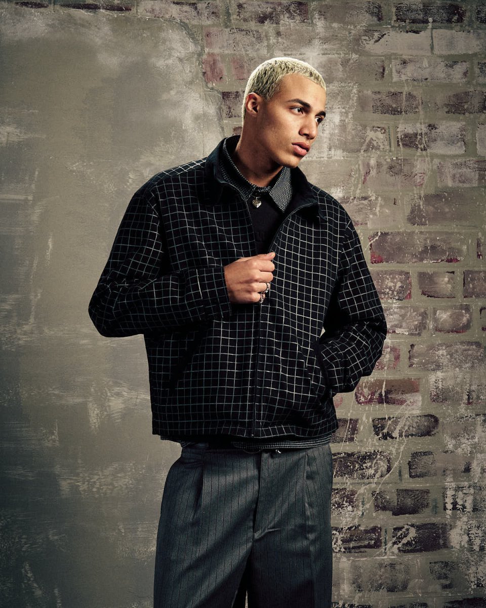 ONGRID CHECKERED WORK JACKET - CODDIWOMPLE