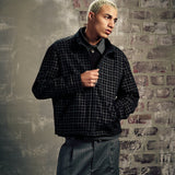 ONGRID CHECKERED WORK JACKET - CODDIWOMPLE