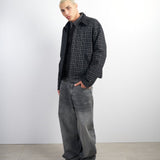 ONGRID CHECKERED WORK JACKET - CODDIWOMPLE
