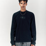 ONYX BLACK LONG SLEEVE TEE - CODDIWOMPLE