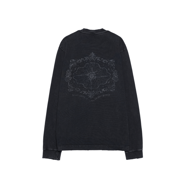 ONYX BLACK LONG SLEEVE TEE