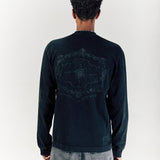 ONYX BLACK LONG SLEEVE TEE - CODDIWOMPLE