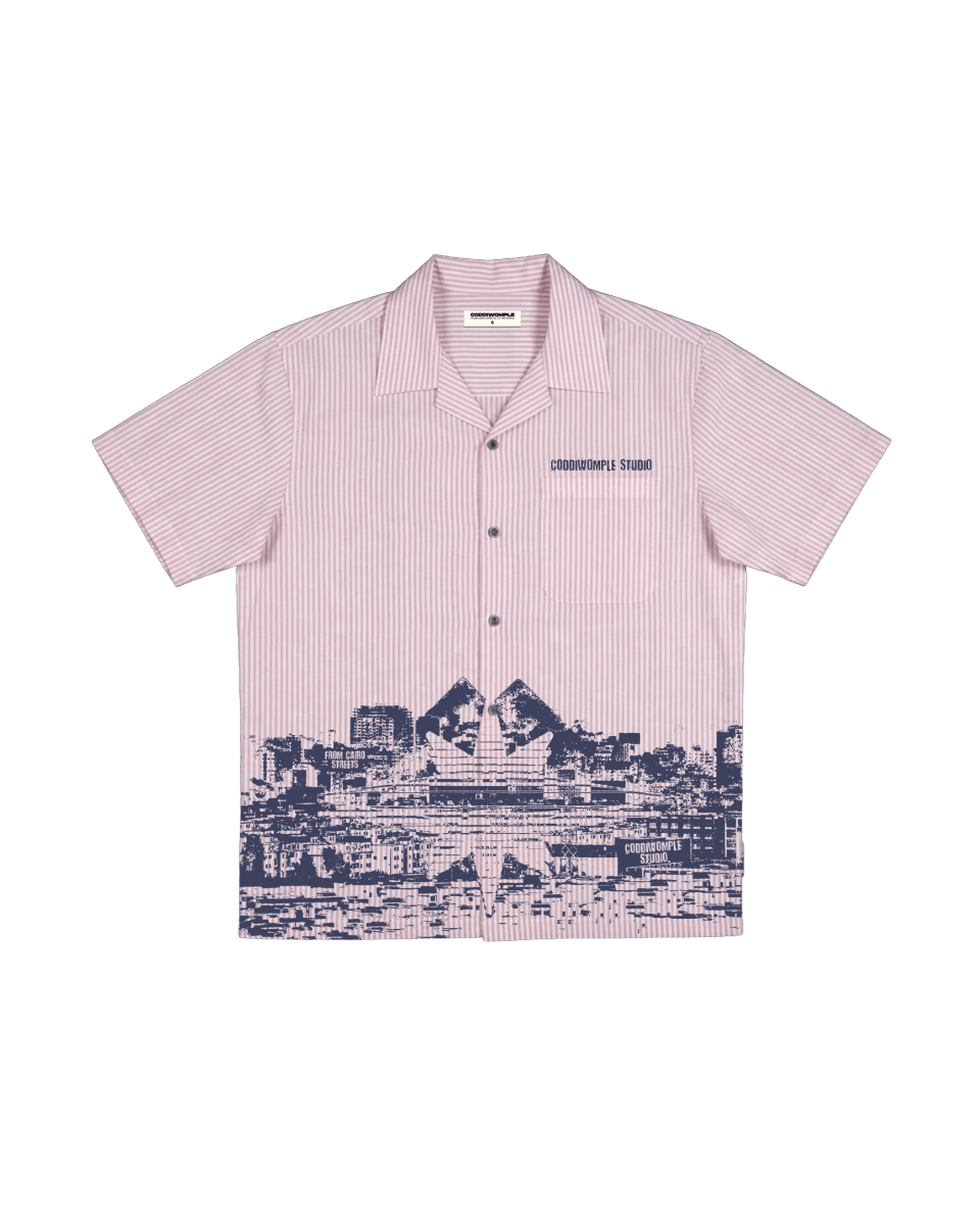 PINK CITY STRIPED SHIRT - CODDIWOMPLE