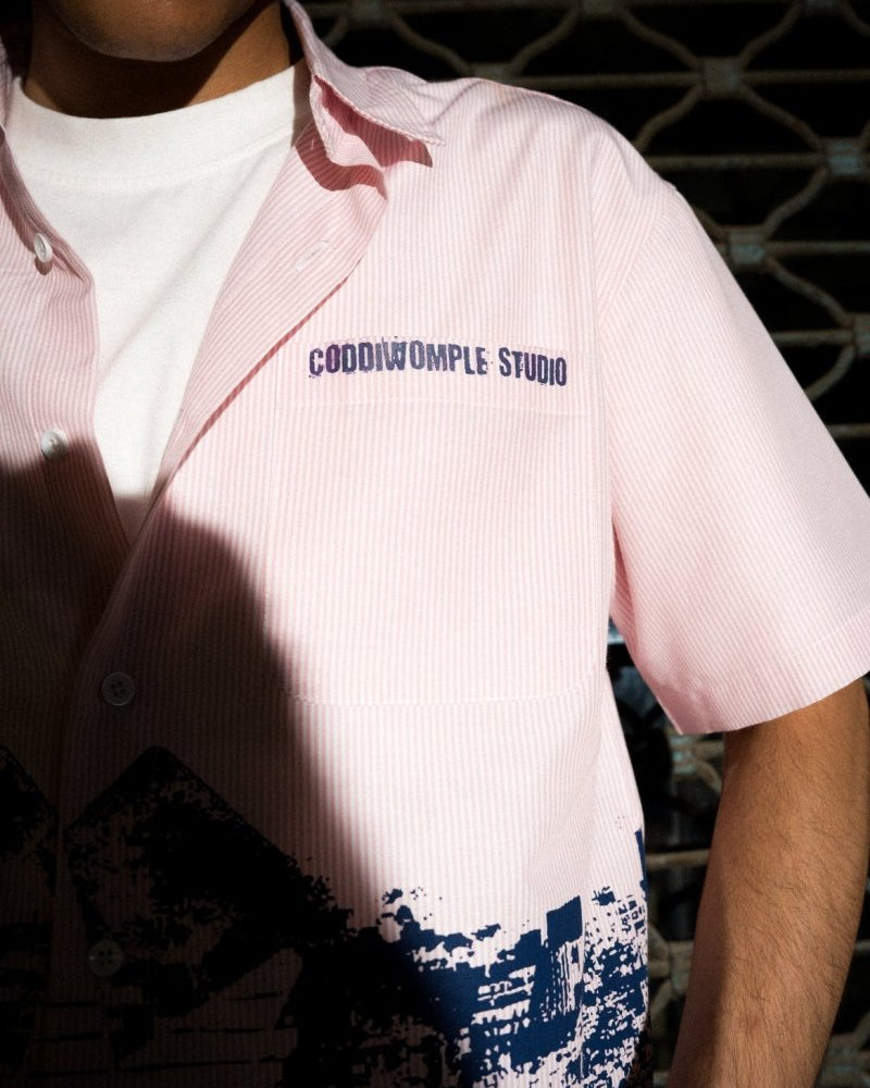 PINK CITY STRIPED SHIRT - CODDIWOMPLE