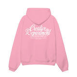 CREATIVE DEPT. PINK HOODIE