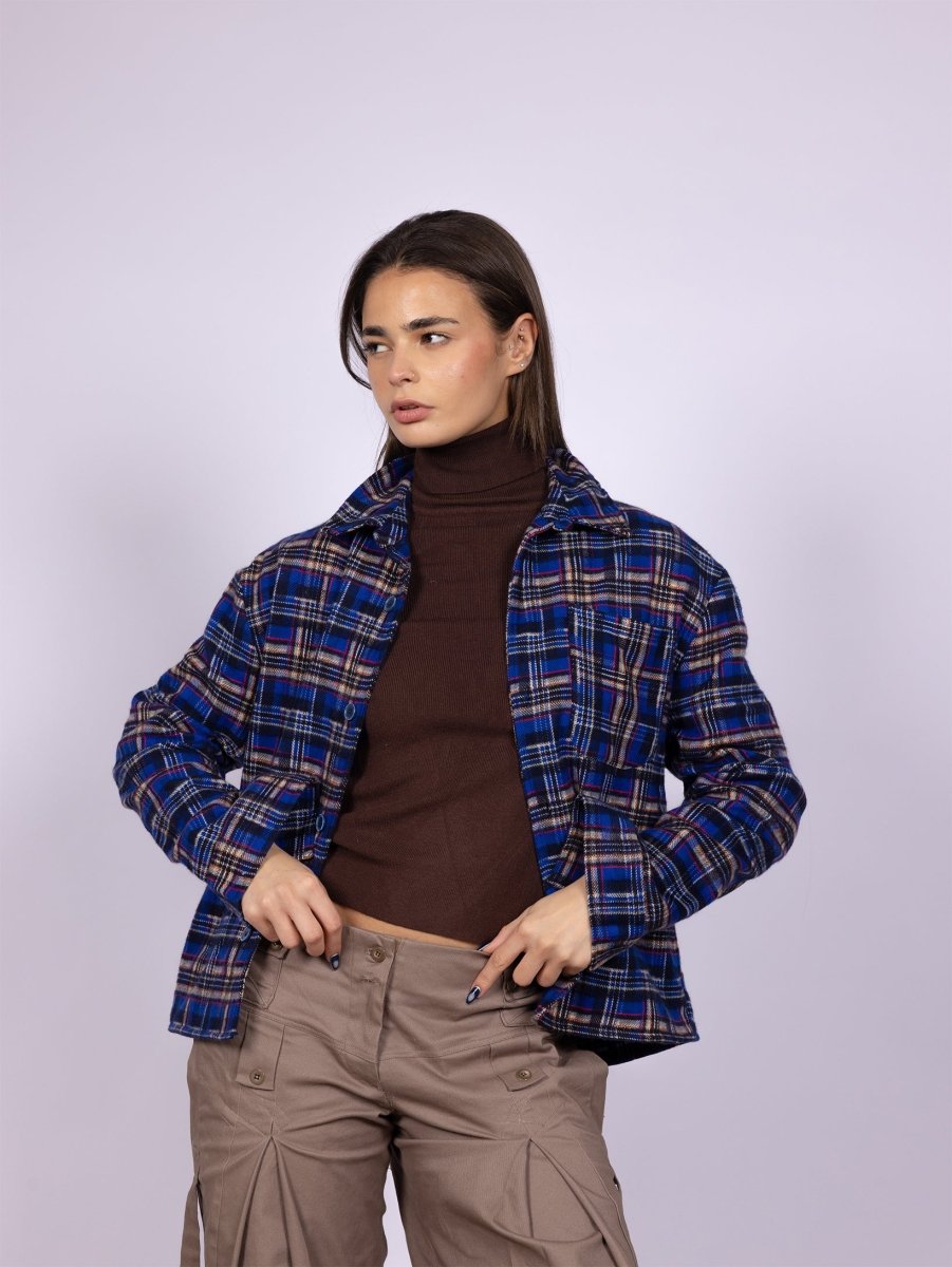 PRISM PLAID FLANNEL SHIRT - CODDIWOMPLE