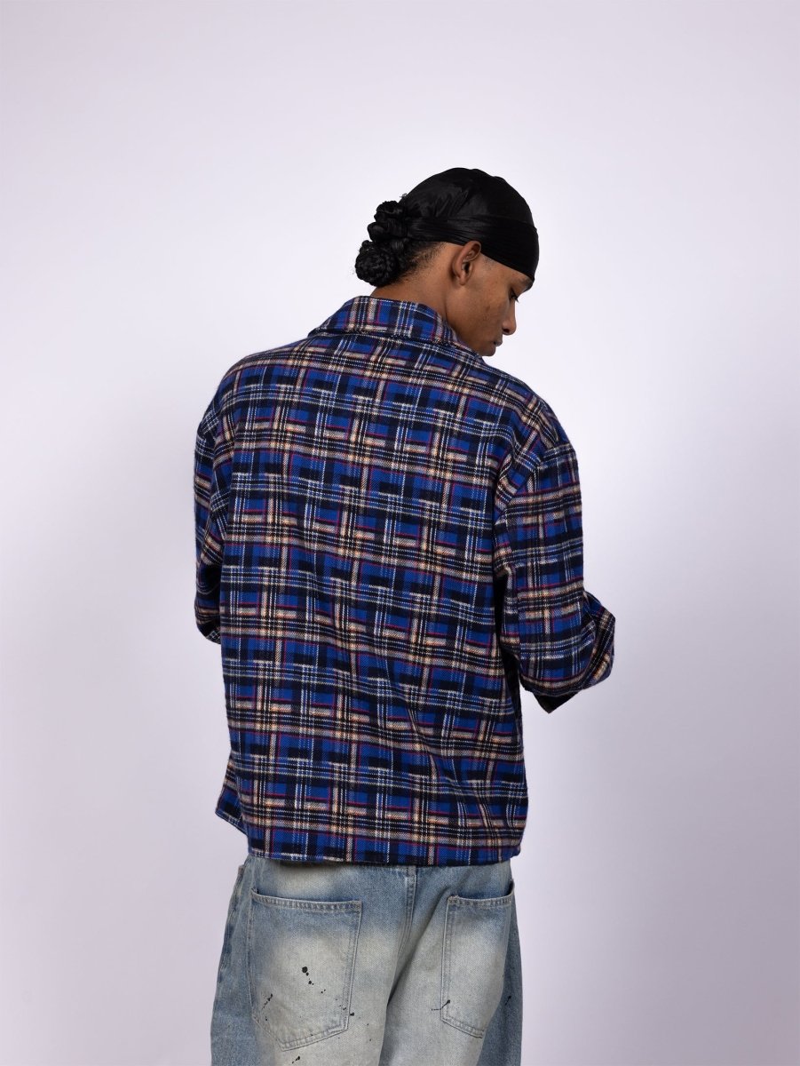 PRISM PLAID FLANNEL SHIRT - CODDIWOMPLE