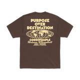 PURPOSE BROWN TEE - CODDIWOMPLE