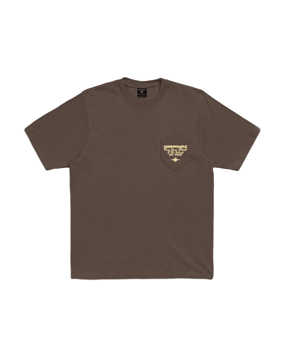 PURPOSE BROWN TEE - CODDIWOMPLE