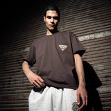 PURPOSE BROWN TEE - CODDIWOMPLE