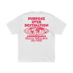 PURPOSE WHITE TEE - CODDIWOMPLE