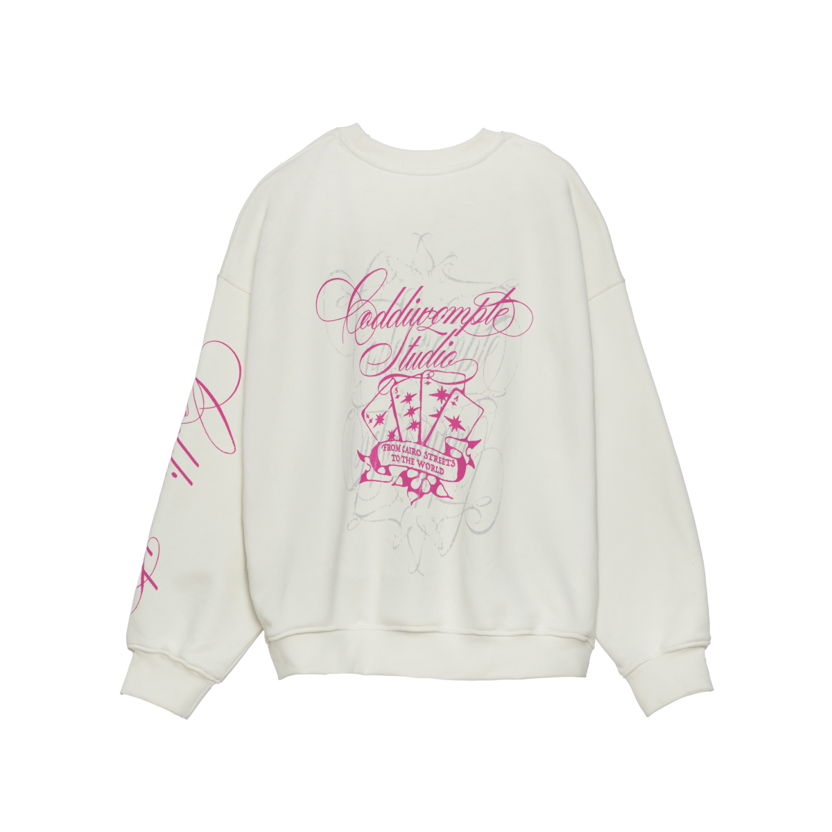 P+W WHITE CREWNECK - CODDIWOMPLE