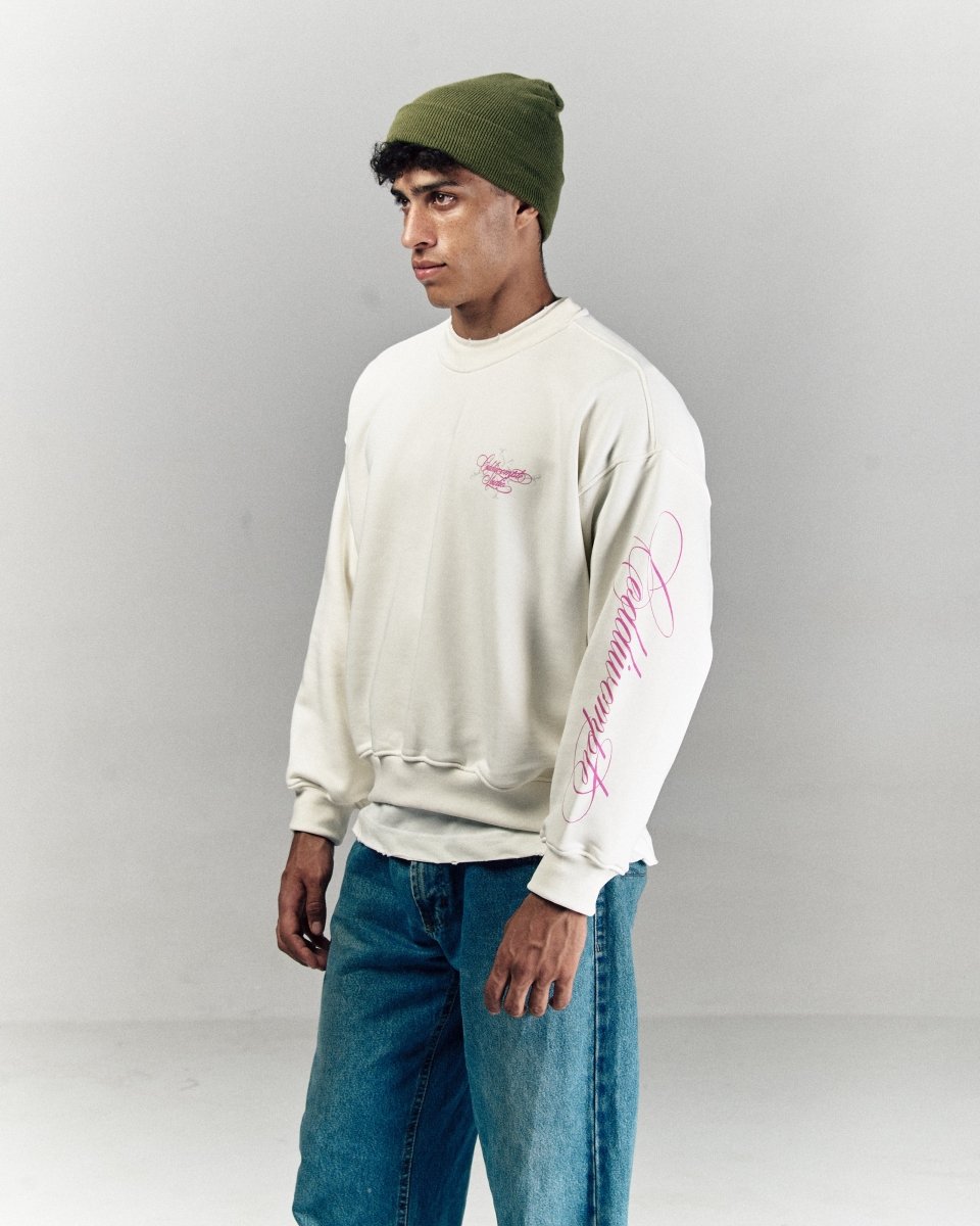P+W WHITE CREWNECK - CODDIWOMPLE