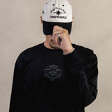 QAHERA 2-TONE BLACK/WHITE CAP - CODDIWOMPLE