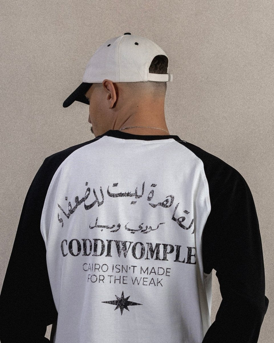QAHERA 2-TONE BLACK/WHITE CAP - CODDIWOMPLE